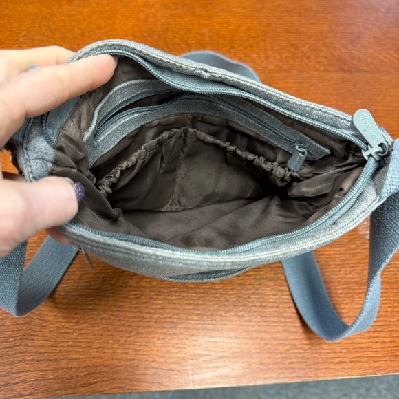 Thirty one Gray Crossbody Bag with Yellow Initial - Picture 5 of 6